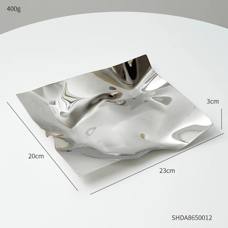 Скандинавский Креативный Неправильной Формы Поднос для Хранения Ювелирных Изделий из Нержавеющей Стали Фруктовая Тарелка Домашний Декор Органайзер для Гостиной
Скандинавский Креативный Неправильной Формы Поднос для Хранения Ювелирных Изделий из Нержавеющей Стали Фруктовая Тарелка Домашний Декор Органайзер для Гостиной