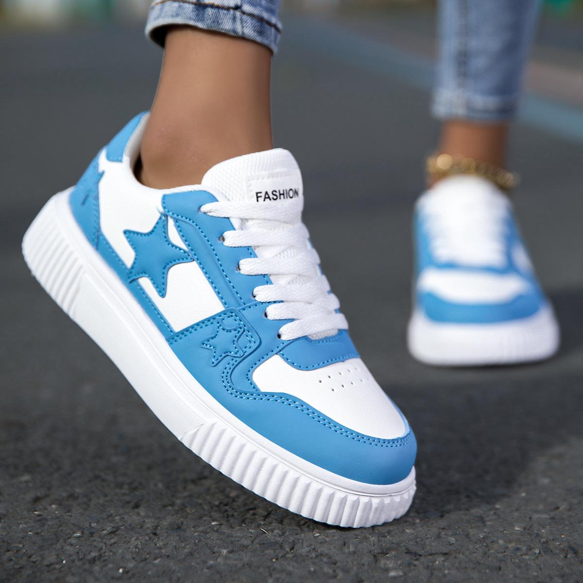 Womens Sneakers Casual Sports Shoes Couple Breathable Thick Sole Lightweight Skateboard Shoes Man Outdoor Fashion Footwear 44EU/CN45 синій
Womens Sneakers Casual Sports Shoes Couple Breathable Thick Sole Lightweight Skateboard Shoes Man Outdoor Fashion Footwear 44EU/CN45 синій