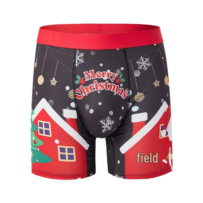 Christmas Men s Breathable Seamless Boxer Briefs - Comfortable European & American Style M
Christmas Men s Breathable Seamless Boxer Briefs - Comfortable European & American Style M