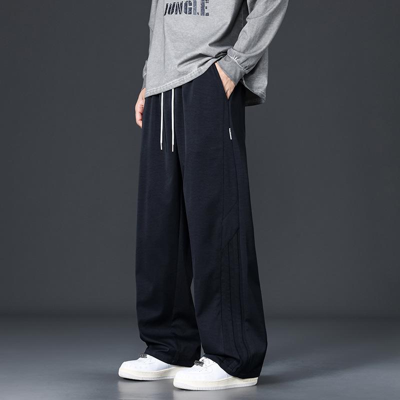Men s Light Gray Wide Leg Drawstring Pants - Oversized Streetwear Baggy Trousers with Side Stripe M чёрный
Men s Light Gray Wide Leg Drawstring Pants - Oversized Streetwear Baggy Trousers with Side Stripe M чёрный