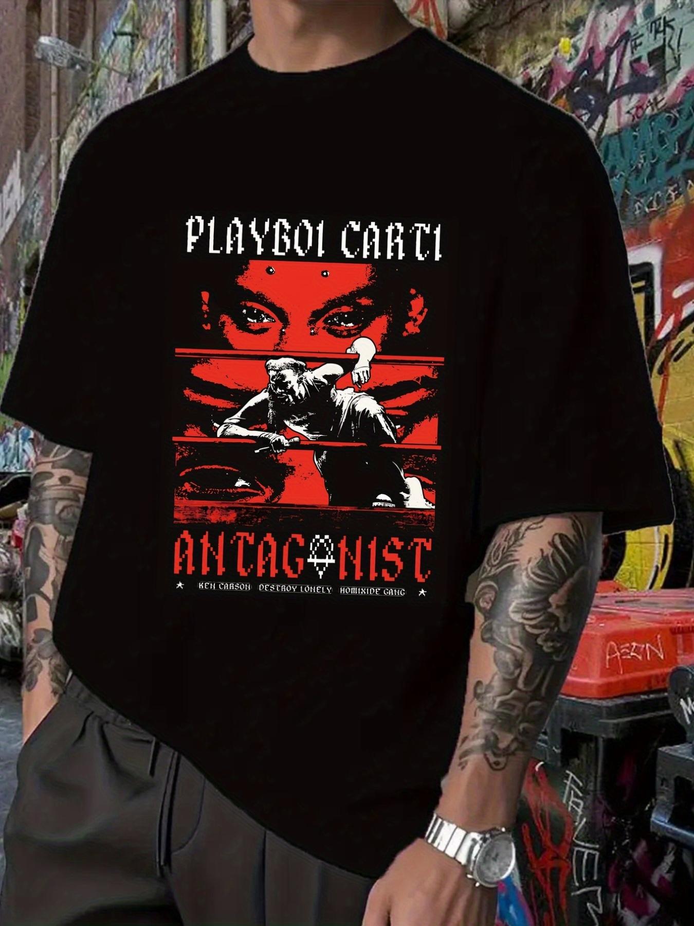 PLAYBOI CARTI ANTAGONIST Graphic T-shirt - Black with Red Accents XXXL
PLAYBOI CARTI ANTAGONIST Graphic T-shirt - Black with Red Accents XXXL