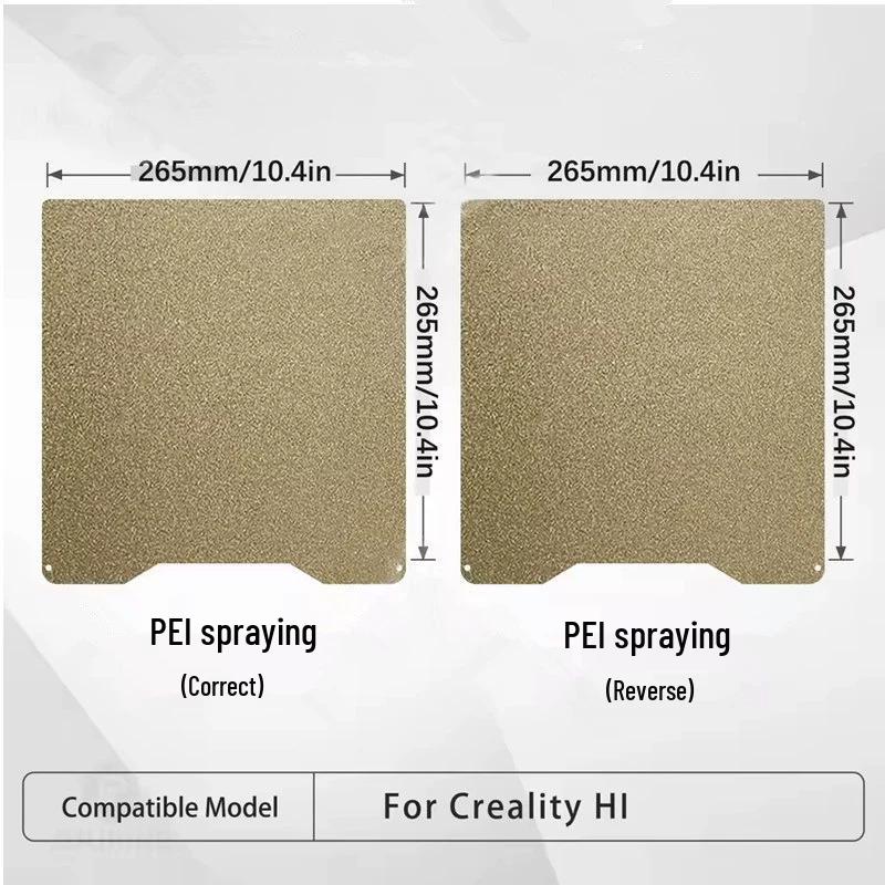 Creality Double-Sided Steel Spring 3D Printing Plate Platform Sticker
Creality Double-Sided Steel Spring 3D Printing Plate Platform Sticker