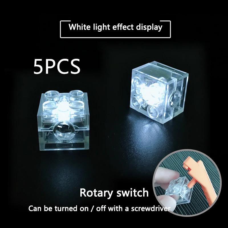 Non-Toxic 5Pcs 2X2 Dot Led Light Up Colorful Accessories Light-Emitting Classic Brick Building Blocks Compatible All Brands Light
Non-Toxic 5Pcs 2X2 Dot Led Light Up Colorful Accessories Light-Emitting Classic Brick Building Blocks Compatible All Brands Light