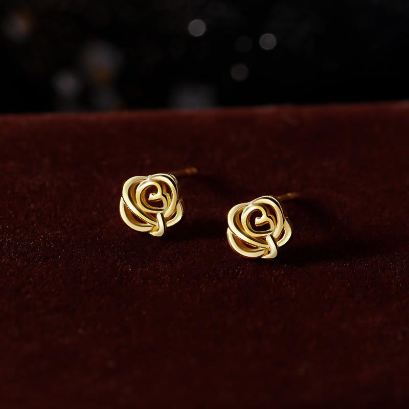 Міні-золото-сріблясті сережки з квітами троянди Солодкі милі сережки-гвоздики Ювелірні вироби Аксесуари Подарунки подругам
Міні-золото-сріблясті сережки з квітами троянди Солодкі милі сережки-гвоздики Ювелірні вироби Аксесуари Подарунки подругам