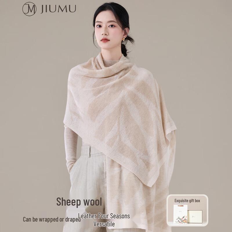 JIUMU Women s 100% Wool Shawl Scarf
JIUMU Women s 100% Wool Shawl Scarf