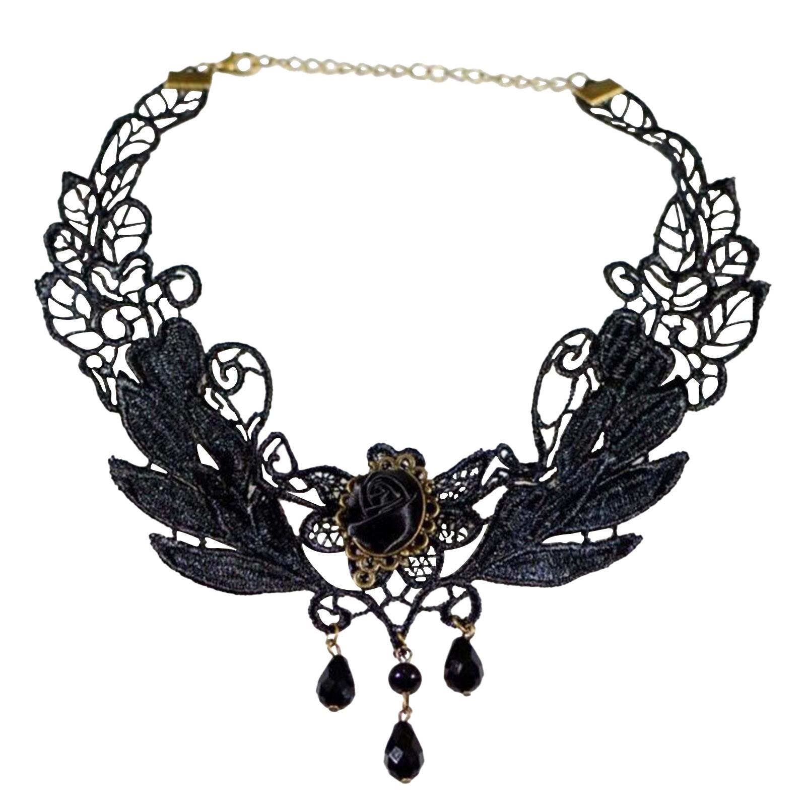 Кружевное сексуальное ожерелье, цепочка на ключицу, ошейник, аксессуары One Size чёрный
Кружевное сексуальное ожерелье, цепочка на ключицу, ошейник, аксессуары One Size чёрный