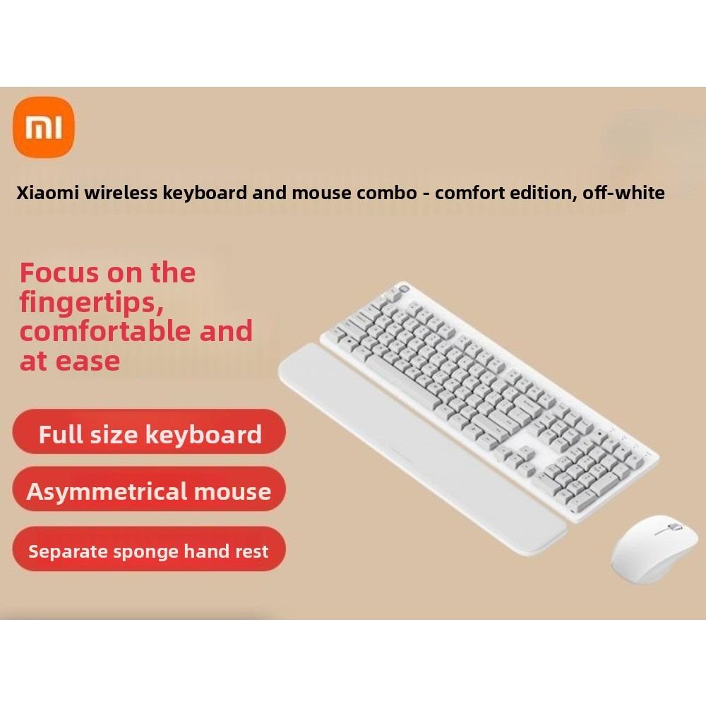 Xiaomi Wireless Keyboard and Mouse Set - Comfort Version - Office and Home Use - Quiet Laptop Keyboard - Full-size Silent Keyboard білий/сірий
Xiaomi Wireless Keyboard and Mouse Set - Comfort Version - Office and Home Use - Quiet Laptop Keyboard - Full-size Silent Keyboard білий/сірий