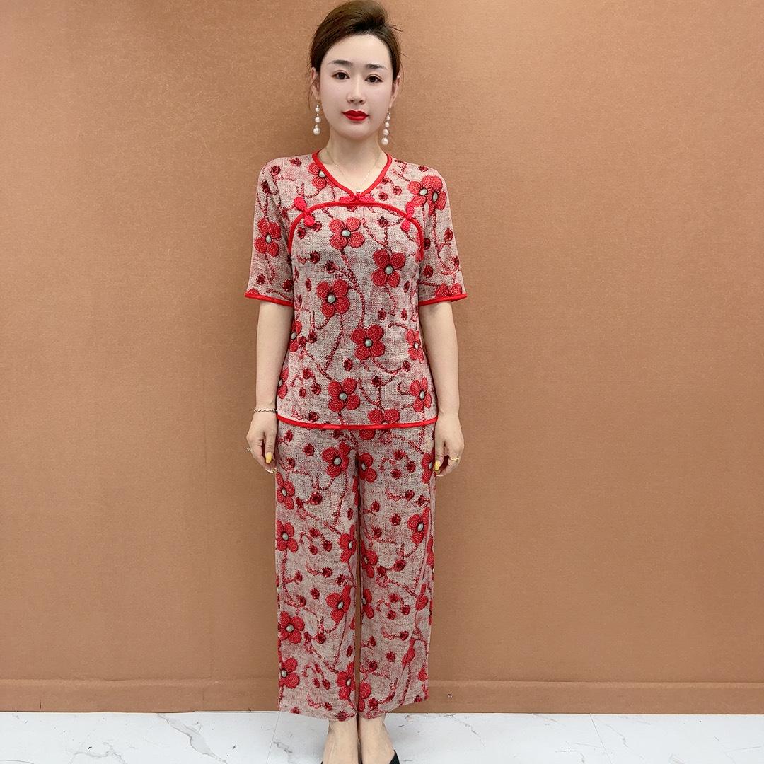 Summer 2026 Fashion: Printed Homewear Set for Women - Youthful Look for Middle-Aged and Elderly XL (85-100 Jin)
Summer 2026 Fashion: Printed Homewear Set for Women - Youthful Look for Middle-Aged and Elderly XL (85-100 Jin)