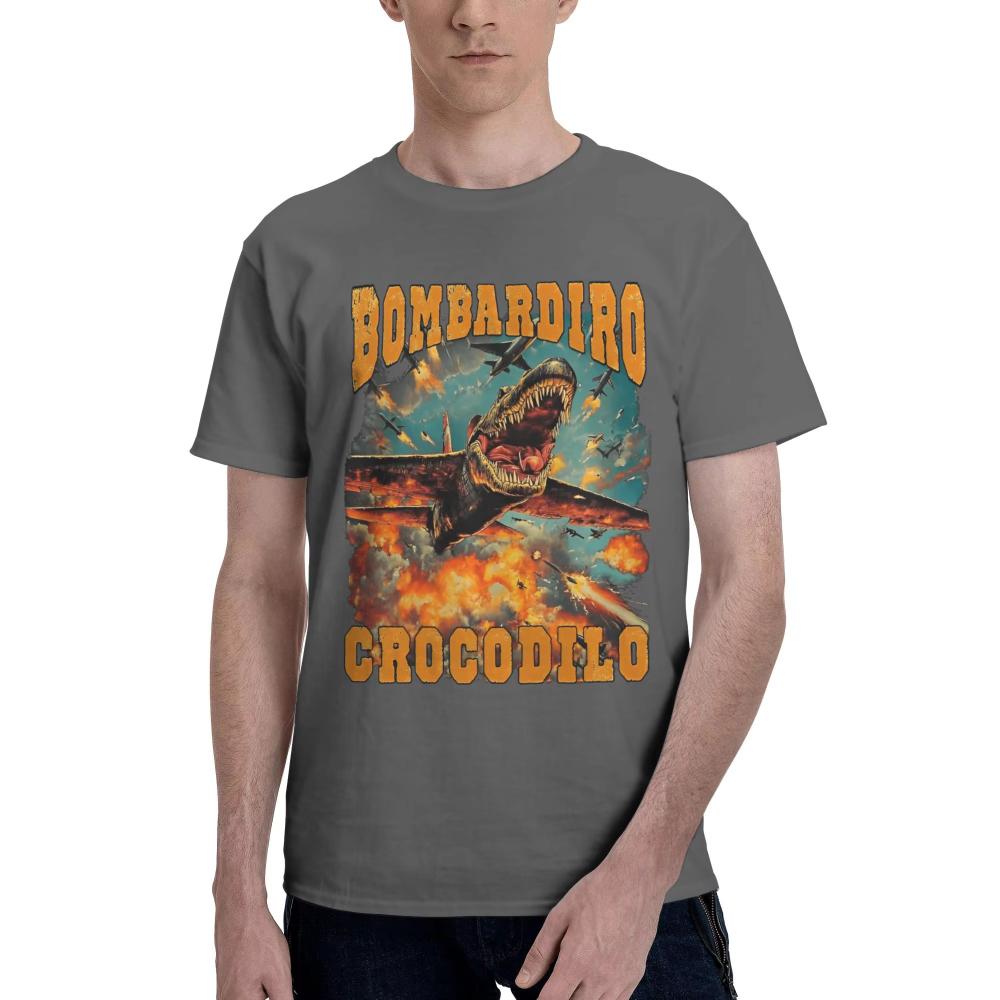 Bombardino Crocodile Men Women Printed T Shirt Brainrot Mem Funny Tee Shirt Short Sleeve Round Neck T-Shirt Cotton Summer Tops 4XL
Bombardino Crocodile Men Women Printed T Shirt Brainrot Mem Funny Tee Shirt Short Sleeve Round Neck T-Shirt Cotton Summer Tops 4XL