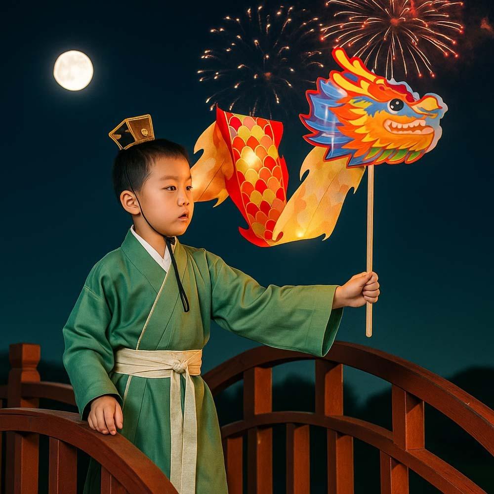 Handheld Children s Loong Lantern Chinese Style Dragon Lantern Dance Mid-Autumn Festival Lamp Toy Nafu Loong
Handheld Children s Loong Lantern Chinese Style Dragon Lantern Dance Mid-Autumn Festival Lamp Toy Nafu Loong