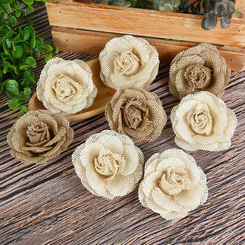 1-5Pcs Jute Hessian Burlap Rose Flowers Heads DIY Linen Handmade Flower Craft Accessories Vintage Rustic Wedding Home Decoration 1pcs
1-5Pcs Jute Hessian Burlap Rose Flowers Heads DIY Linen Handmade Flower Craft Accessories Vintage Rustic Wedding Home Decoration 1pcs