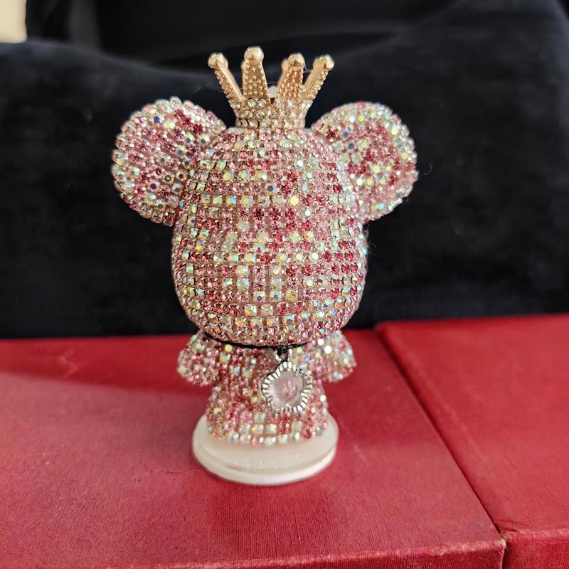 Cute Cartoon Diamond Gloomy Bear Car Ornaments Bow Doll Rhinestone Dashboard Decoration Charms Women Auto Interior Accessories
Cute Cartoon Diamond Gloomy Bear Car Ornaments Bow Doll Rhinestone Dashboard Decoration Charms Women Auto Interior Accessories