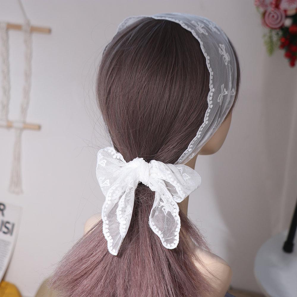 Soft Wrap Sweet Bow Headband Adjustable Ribbon Hair Strap Vintage Lace Hair Scarf Photograh білий
Soft Wrap Sweet Bow Headband Adjustable Ribbon Hair Strap Vintage Lace Hair Scarf Photograh білий