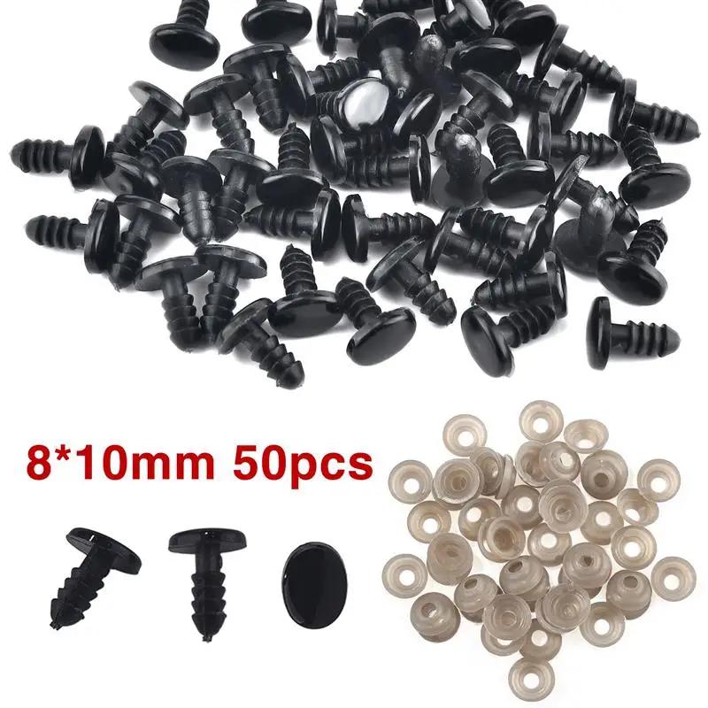 50pcs Doll Accessories Black Plastic Plush Safety Noses Amigurumi for DIY Funny Toy Eyes Noses Anima Accessories Crafts Making
50pcs Doll Accessories Black Plastic Plush Safety Noses Amigurumi for DIY Funny Toy Eyes Noses Anima Accessories Crafts Making