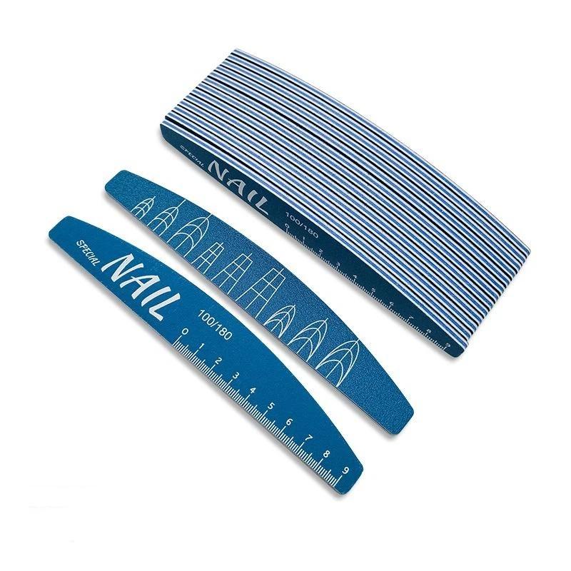 5Pcs Nail File Set With Scale Nail Art Double-sided 100/180 Grit Nail File Grinding Sanding Buffer Buffing Manicure Tool синій
5Pcs Nail File Set With Scale Nail Art Double-sided 100/180 Grit Nail File Grinding Sanding Buffer Buffing Manicure Tool синій