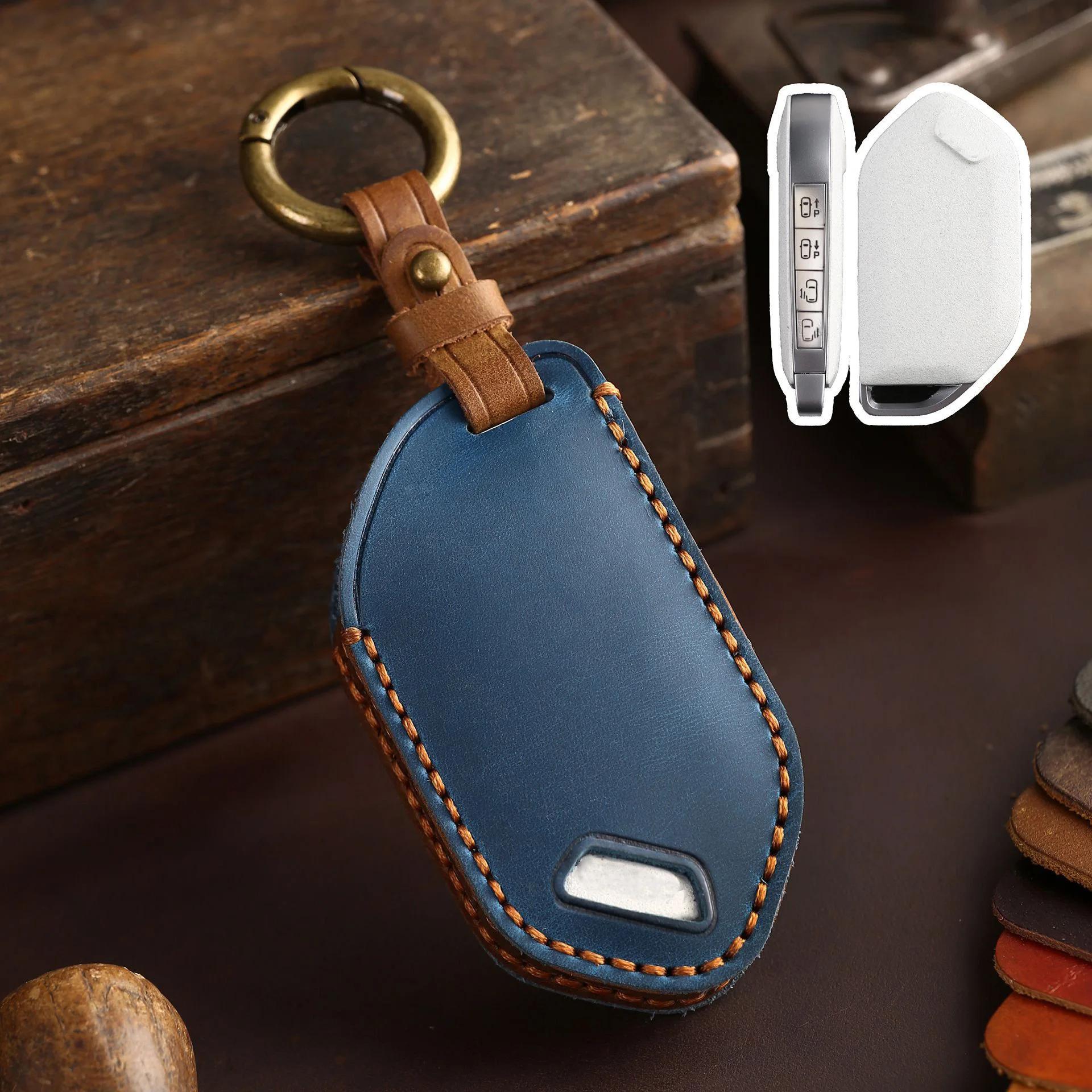 9 кнопок новый кожаный чехол для автомобильного ключа с дистанционным управлением для Kia Carnival EV9 Picanto GT Line 2024 года выпуска автомобильные аксессуары
9 кнопок новый кожаный чехол для автомобильного ключа с дистанционным управлением для Kia Carnival EV9 Picanto GT Line 2024 года выпуска автомобильные аксессуары