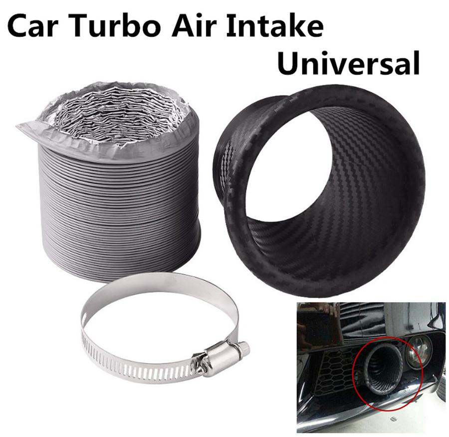 Universal Car SUV Front Bumper Turbo Air Intake Pipe Turbine Inlet Pipe Air Funnel Kits Carbon Fiber Color
Universal Car SUV Front Bumper Turbo Air Intake Pipe Turbine Inlet Pipe Air Funnel Kits Carbon Fiber Color