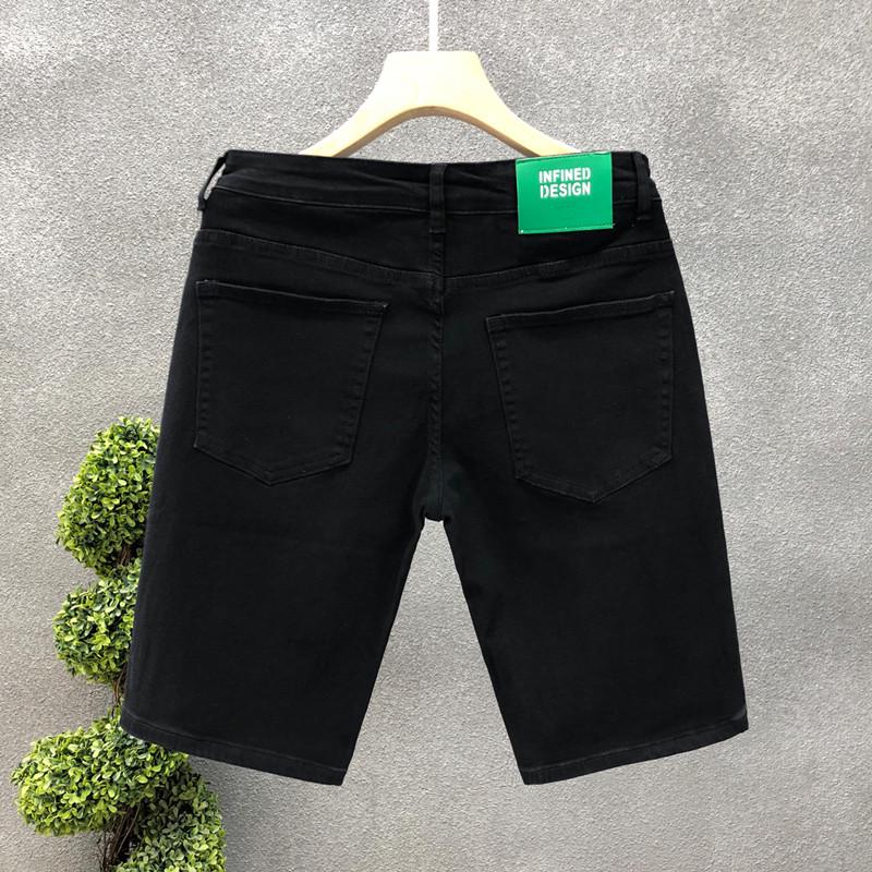 Мужские модные белые джинсовые шорты слим-фит - простой панк-стиль, однотонные, летний дизайн до колена. 36 (165-180 jin) чёрный
Мужские модные белые джинсовые шорты слим-фит - простой панк-стиль, однотонные, летний дизайн до колена. 36 (165-180 jin) чёрный