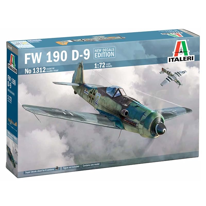 platz italeri 1/72 WW.II Germany fighter jet Fw190 D-9 JV44 plastic model IT1312 (plane)
platz italeri 1/72 WW.II Germany fighter jet Fw190 D-9 JV44 plastic model IT1312 (plane)