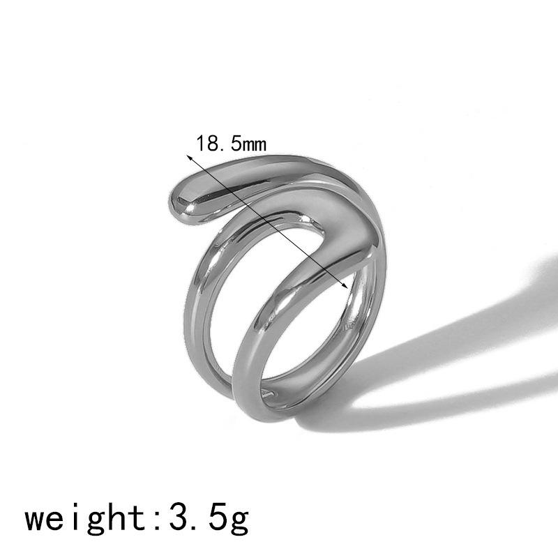 CARLIDANA Vintage Statement Design 18K Gold Plated Stainless Steel Jewelry Waterproof Ball Stripe Water Drop Texture Open Ring resizable
CARLIDANA Vintage Statement Design 18K Gold Plated Stainless Steel Jewelry Waterproof Ball Stripe Water Drop Texture Open Ring resizable
