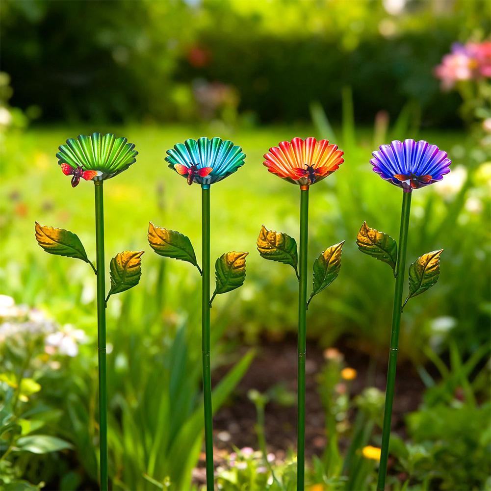 Garden Wrought Iron Flowers Decor Animal Food Cups Multi-color Flower Grass Lawn Layout Bees Animals Metal Water Dispensers
Garden Wrought Iron Flowers Decor Animal Food Cups Multi-color Flower Grass Lawn Layout Bees Animals Metal Water Dispensers