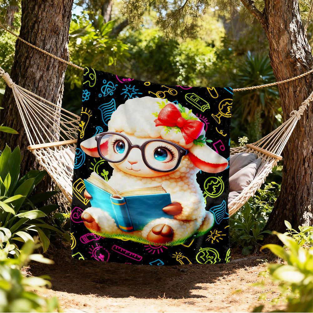 Lamb Reading Outdoor Flannel Blankets, travel, Home Blankets, Suitable for All Seasons,Christmas Gifts. R1127225 80x120cm
Lamb Reading Outdoor Flannel Blankets, travel, Home Blankets, Suitable for All Seasons,Christmas Gifts. R1127225 80x120cm