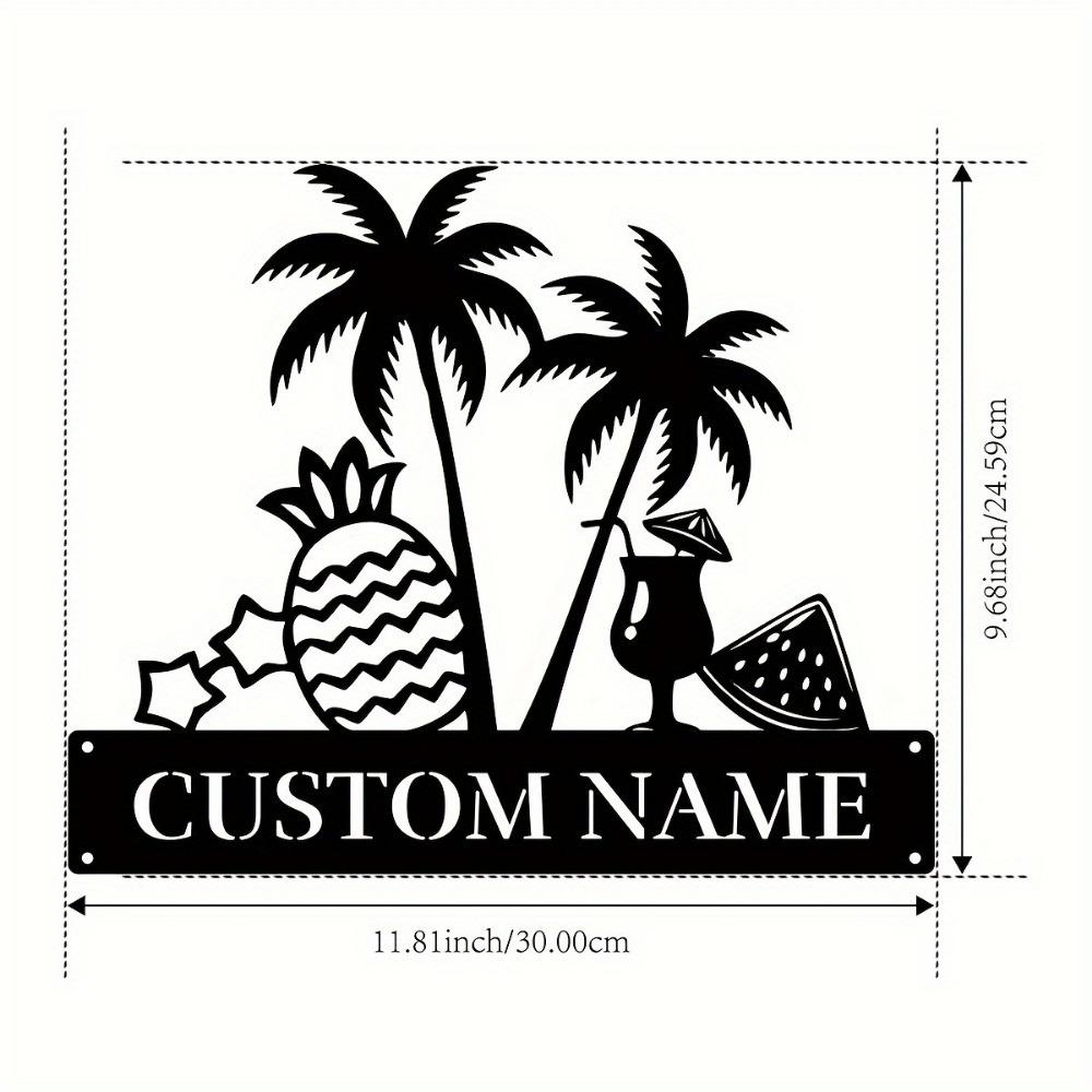 Tin Sign Pineapple Wall Decor Metal Art Family Name Custom Indoor Outdoor Gift TYDZ002954
Tin Sign Pineapple Wall Decor Metal Art Family Name Custom Indoor Outdoor Gift TYDZ002954