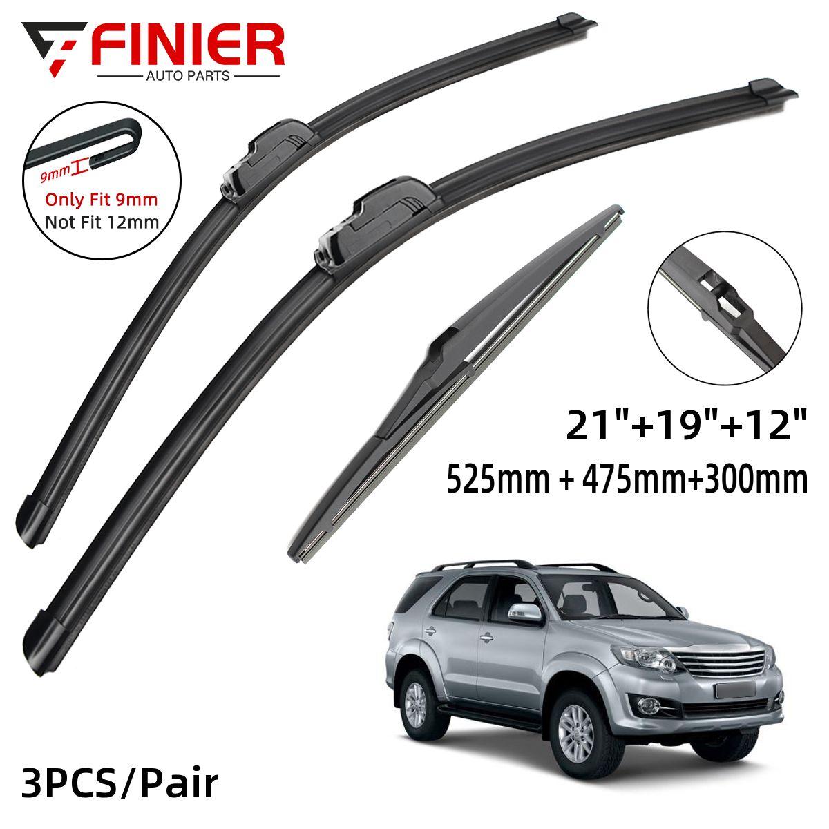 3 шт. щетки стеклоочистителя для Toyota Fortuner AN50 AN60 2004-2015 21 19 12 подходят для переднего лобового стекла, щетки для окон, резак, аксессуары 2012 2013 2014
3 шт. щетки стеклоочистителя для Toyota Fortuner AN50 AN60 2004-2015 21 19 12 подходят для переднего лобового стекла, щетки для окон, резак, аксессуары 2012 2013 2014