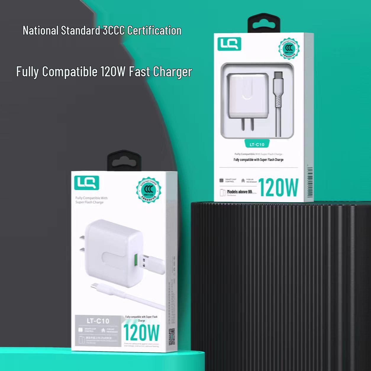 120W Super Fast Charger for Apple, Android, Huawei - Type-C Flash Charge Compatible C10 120W Super Fast Charging (Android Set)
120W Super Fast Charger for Apple, Android, Huawei - Type-C Flash Charge Compatible C10 120W Super Fast Charging (Android Set)