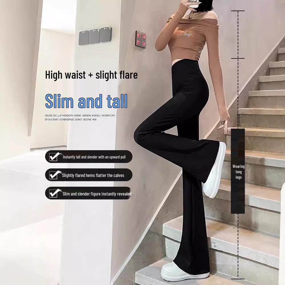 Women s Black High Waist Stretch Flare Pants for Spring & Autumn - Slimming, Draping, Casual Suitable for Middle East Styles. 3XL
Women s Black High Waist Stretch Flare Pants for Spring & Autumn - Slimming, Draping, Casual Suitable for Middle East Styles. 3XL