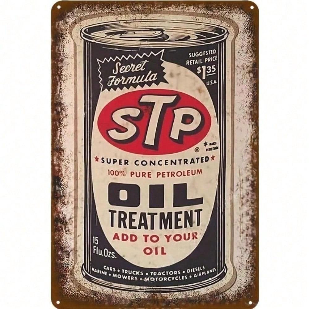 Vintage Metal Sign STP Oils Retro Tin Sign 8x12 Inch Wall Decor Garage Man Cave Home Durable Iron Plaque Pub Bar різнокольоровий
Vintage Metal Sign STP Oils Retro Tin Sign 8x12 Inch Wall Decor Garage Man Cave Home Durable Iron Plaque Pub Bar різнокольоровий