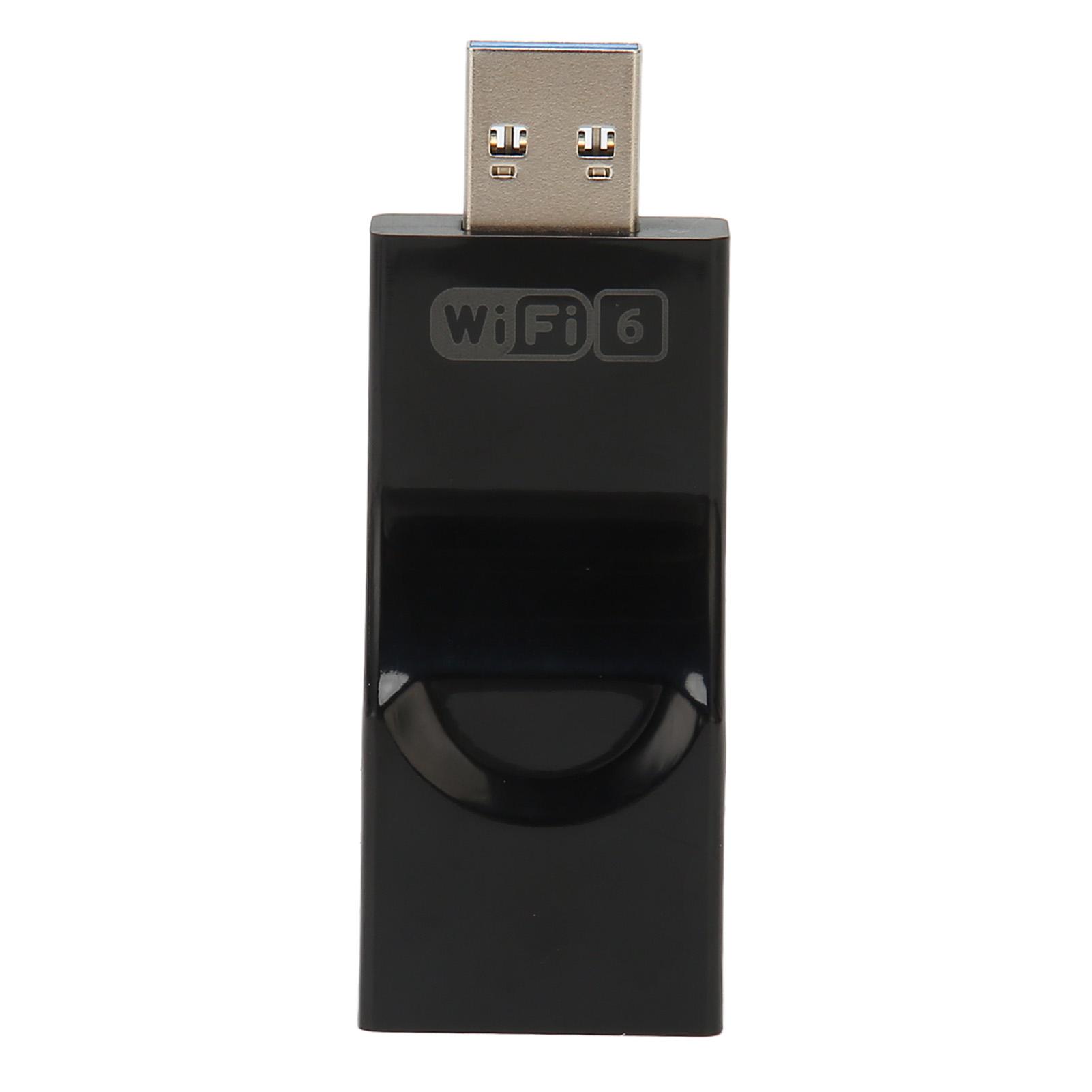 USB WiFi 6 Adapter 2.4 5.8G Dual Band WPA3 Encryption 1800Mbps WiFi Adapter with 2 2dBi Antenna for
USB WiFi 6 Adapter 2.4 5.8G Dual Band WPA3 Encryption 1800Mbps WiFi Adapter with 2 2dBi Antenna for