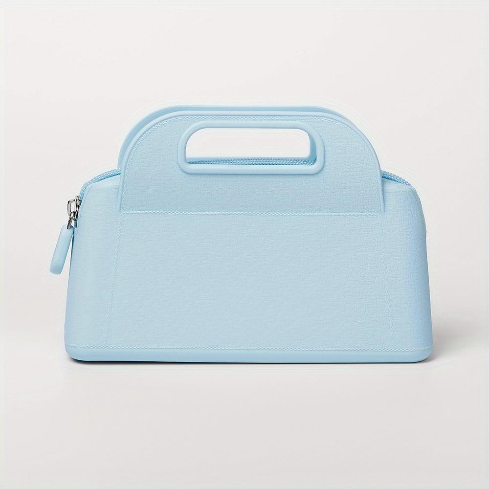 Silicone Cosmetic Bag for Women Portable Storage Bag Zipper Closure Handbag Travel Toiletries Organizer Makeup Bag Hand-held
Silicone Cosmetic Bag for Women Portable Storage Bag Zipper Closure Handbag Travel Toiletries Organizer Makeup Bag Hand-held