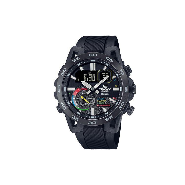 Casio Sport Fashion Quartz Movement Resin Strap Watch Men Watches Black ECB-40MP-1A Black Dial
Casio Sport Fashion Quartz Movement Resin Strap Watch Men Watches Black ECB-40MP-1A Black Dial