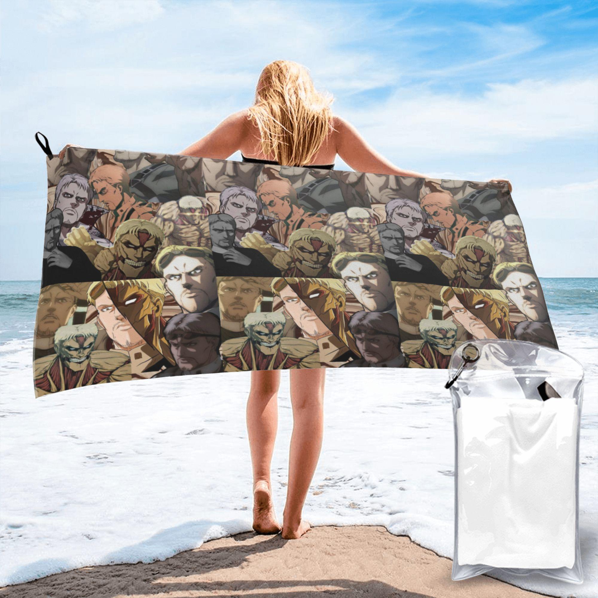 Anime Attack On Titan Reiner Braun Beach Towel Soft Microfiber Quick Dry Absorbent Quick Towels For Yoga W30*H60(CM)
Anime Attack On Titan Reiner Braun Beach Towel Soft Microfiber Quick Dry Absorbent Quick Towels For Yoga W30*H60(CM)