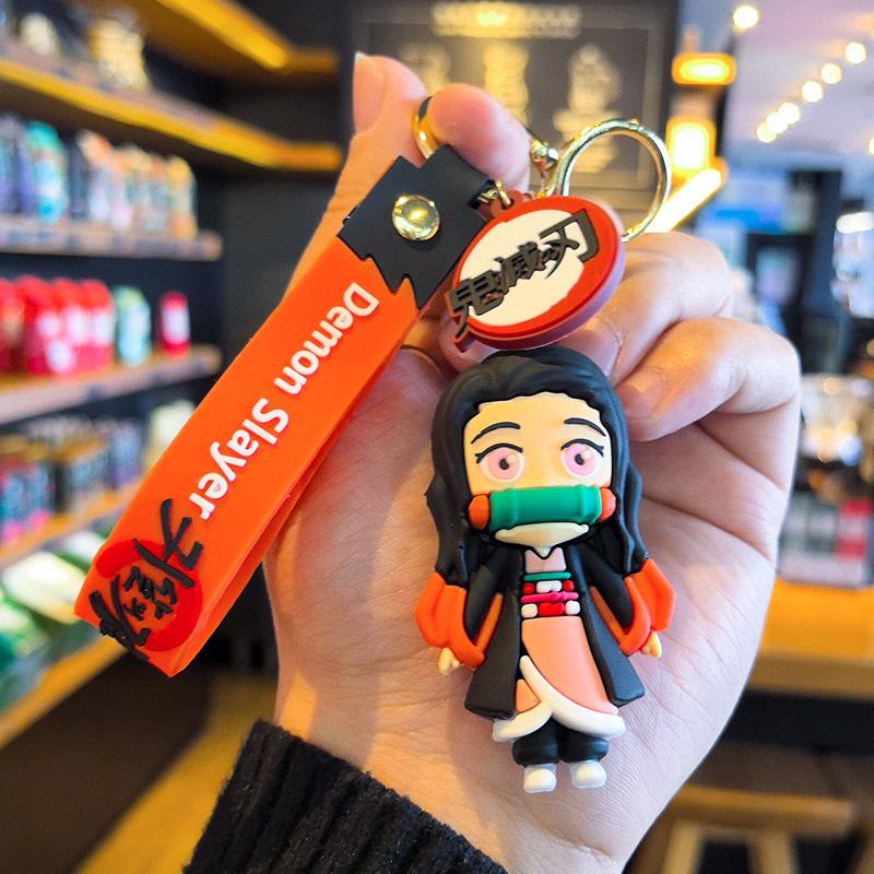 Demon Slayer Keychains Toys Anime Cartoon Anime Doll Car and Motorcycle Keychain Accessories Cute Character Bag Cartoon Couple
Demon Slayer Keychains Toys Anime Cartoon Anime Doll Car and Motorcycle Keychain Accessories Cute Character Bag Cartoon Couple