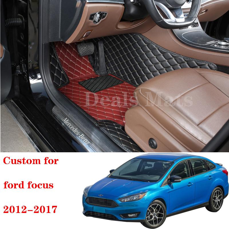 Автомобильные коврики для Ford Focus 3 2012 2013 2015 2016 2017 Изготовленные на заказ водонепроницаемые кожаные детали интерьера ковры для ног
Автомобильные коврики для Ford Focus 3 2012 2013 2015 2016 2017 Изготовленные на заказ водонепроницаемые кожаные детали интерьера ковры для ног