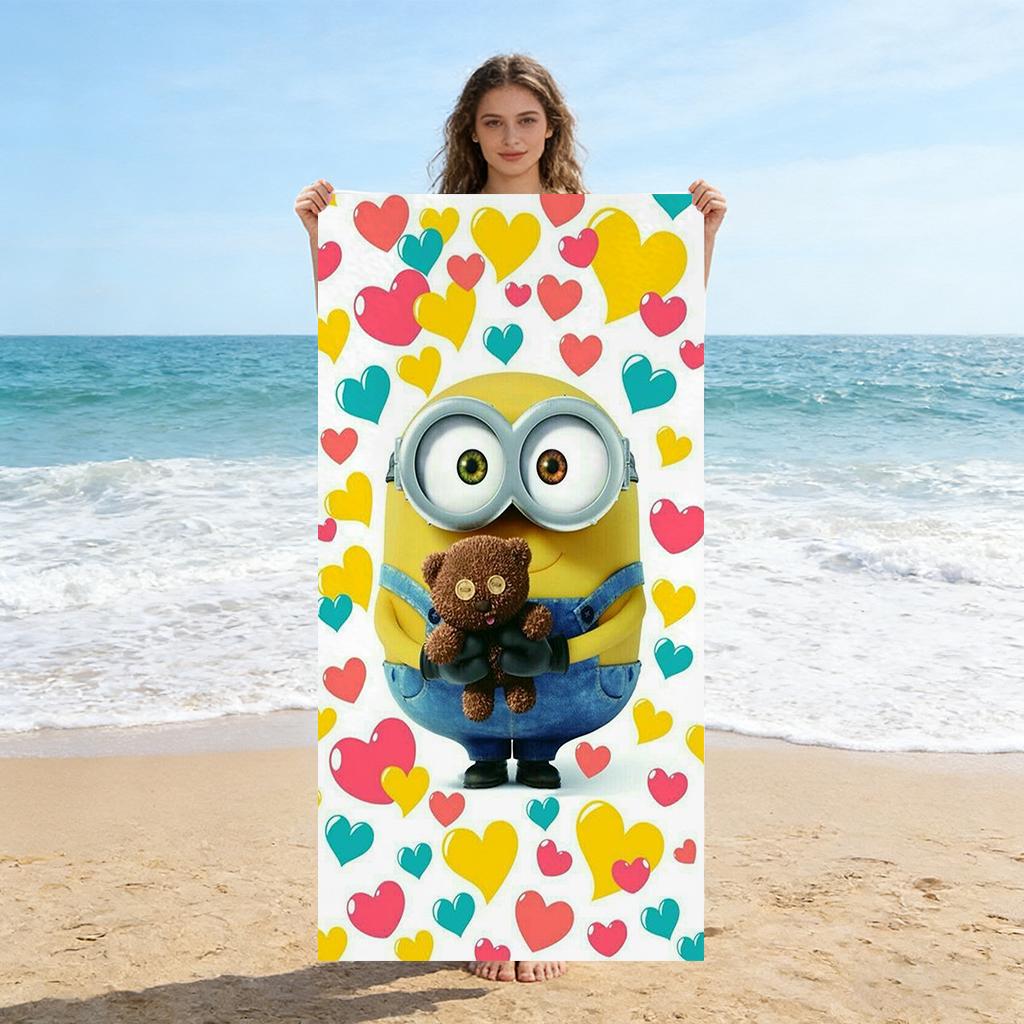 Big-eyed Cute Creature Beach Towel Love Design Quick-Drying Soft Towel for Beach Vacation Pool Funny Gift for Friends & Family W30*H60(CM)
Big-eyed Cute Creature Beach Towel Love Design Quick-Drying Soft Towel for Beach Vacation Pool Funny Gift for Friends & Family W30*H60(CM)