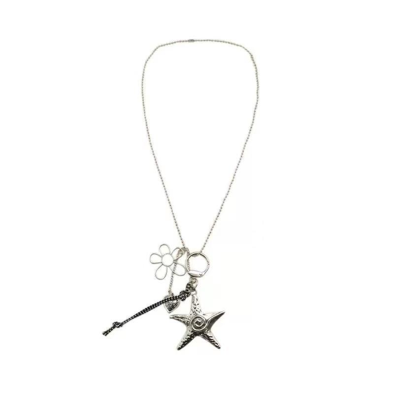 Silver starfish long neck necklace women s 1111 new high-end sweet and cool collarbone chain temperament versatile accessories tide
Silver starfish long neck necklace women s 1111 new high-end sweet and cool collarbone chain temperament versatile accessories tide