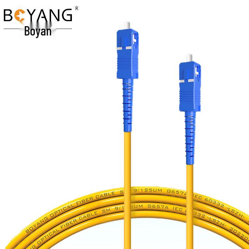 Boyang SC-SC Single Mode Fiber Optic Patch Cord
Boyang SC-SC Single Mode Fiber Optic Patch Cord