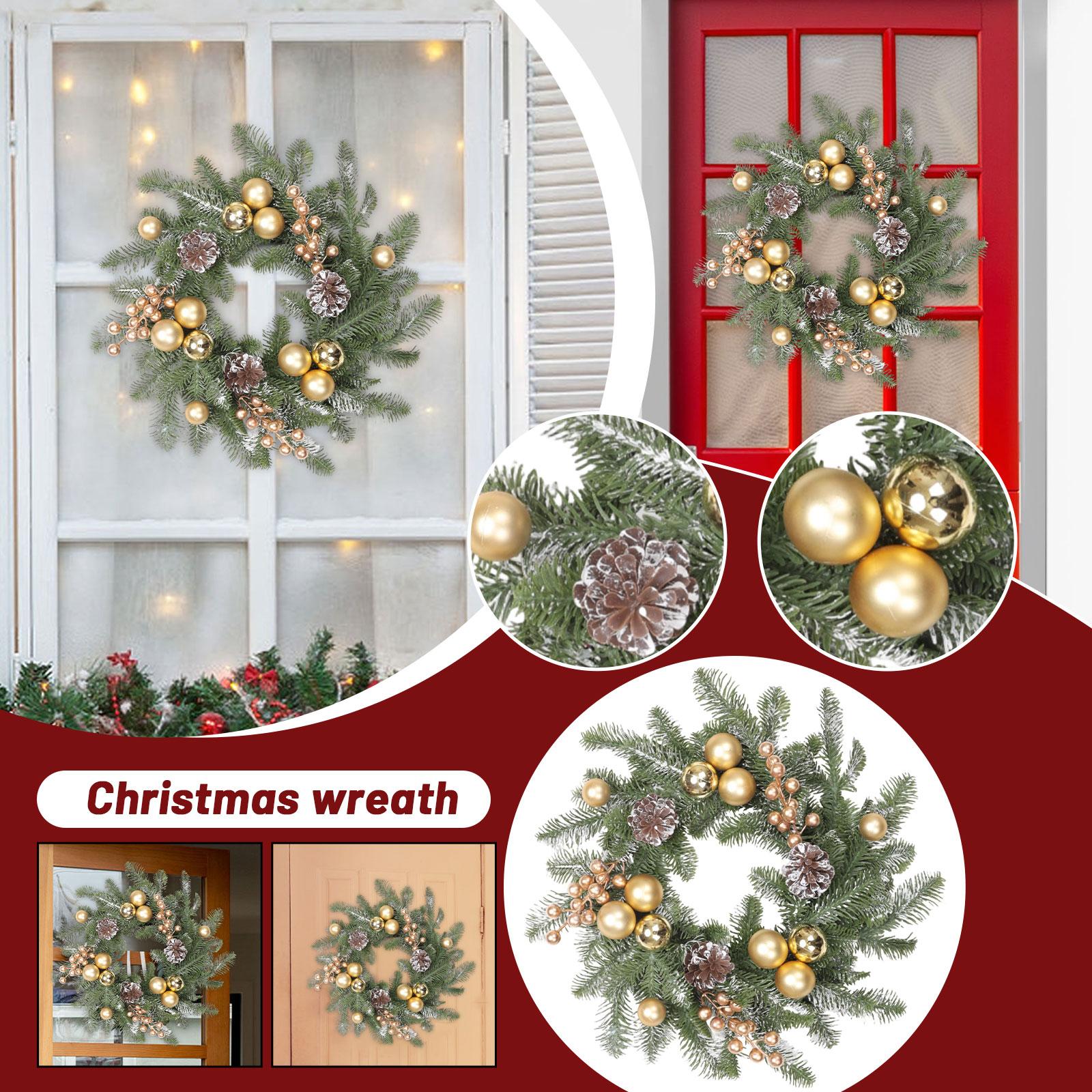 Christmas Decorations, Gold Christmas Ball Wreath, Rattan Wall Hanging, Hotel And Shopping Mall Ornaments, Christmas Wreath One Size
Christmas Decorations, Gold Christmas Ball Wreath, Rattan Wall Hanging, Hotel And Shopping Mall Ornaments, Christmas Wreath One Size