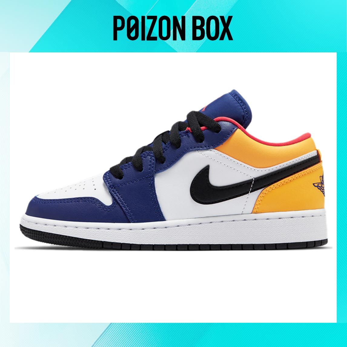 кроссовки Jordan 1 Low Royal Yellow (GS) 553560-123