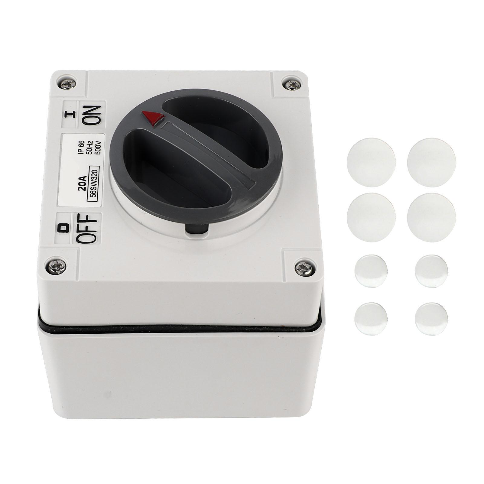Outdoor Waterproof Switch Socket Dustproof Isolation Rotary OnOff Buttons Indicators 500V Industrial Control Components
Outdoor Waterproof Switch Socket Dustproof Isolation Rotary OnOff Buttons Indicators 500V Industrial Control Components