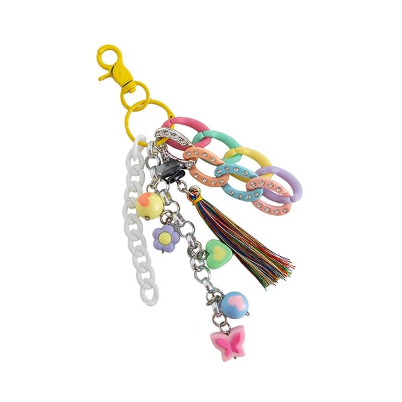 Handcrafted Acrylic Tassels Key Holder Portable Acrylic Key Chain Pendant Floral and Tassels Adornment for Bags Phones жёлтый
Handcrafted Acrylic Tassels Key Holder Portable Acrylic Key Chain Pendant Floral and Tassels Adornment for Bags Phones жёлтый
