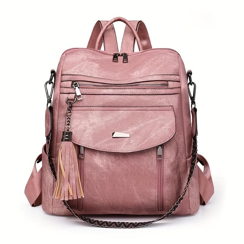Women s Large Capacity Backpack Stylish, Adjustable Straps, Multiple Compartments, and Decorative Tassel Zipper Pulls Casual рожевий
Women s Large Capacity Backpack Stylish, Adjustable Straps, Multiple Compartments, and Decorative Tassel Zipper Pulls Casual рожевий