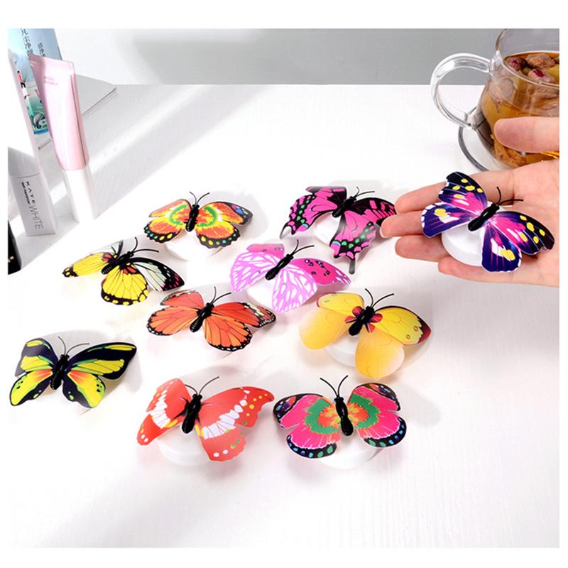 5/10pcs 3D LED Butterfly Decora Night Light Sticker Single Wall Light For Children Bedroom Garden Backyard Lawn Festive Party 5pcs
5/10pcs 3D LED Butterfly Decora Night Light Sticker Single Wall Light For Children Bedroom Garden Backyard Lawn Festive Party 5pcs