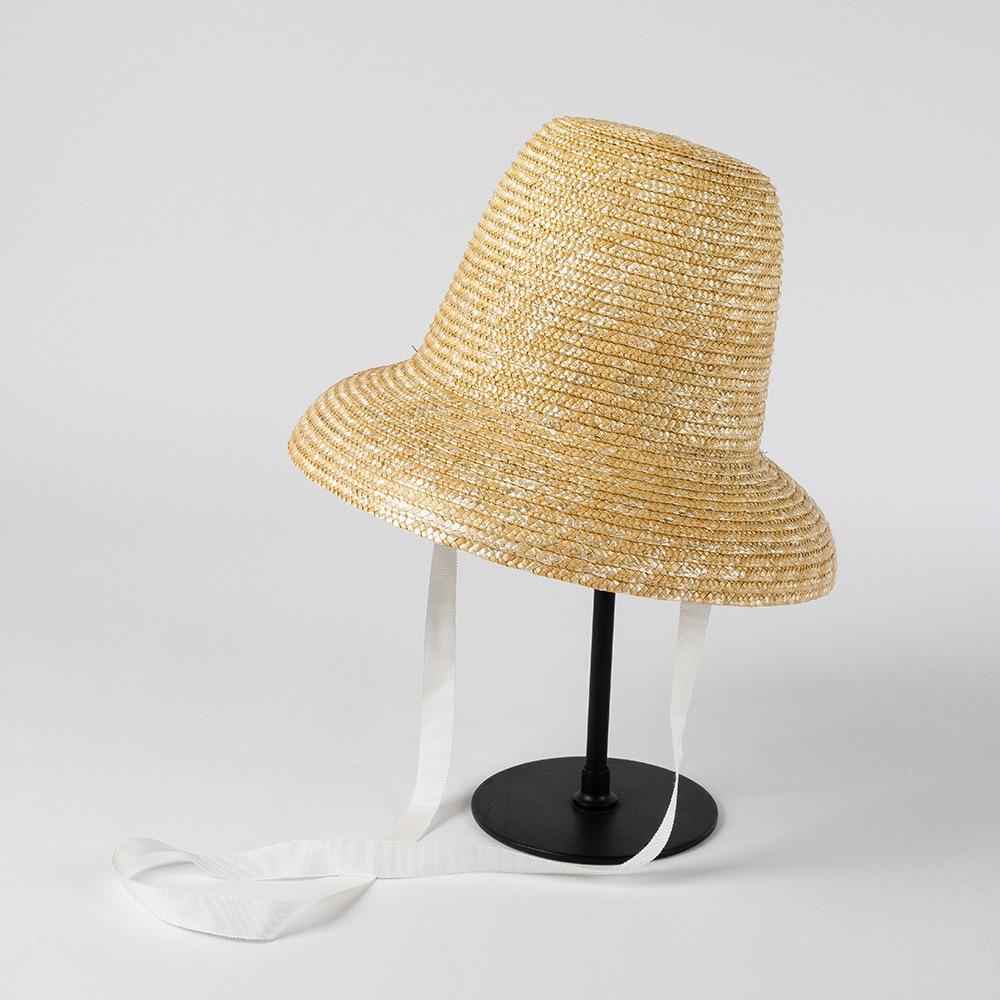 New Summer High Top Lace-up Wheat Straw Sun Hats for Women Versatile Natural Straw Hat Female Outdoor Travel Sunshade Beach Hat 56cm
New Summer High Top Lace-up Wheat Straw Sun Hats for Women Versatile Natural Straw Hat Female Outdoor Travel Sunshade Beach Hat 56cm
