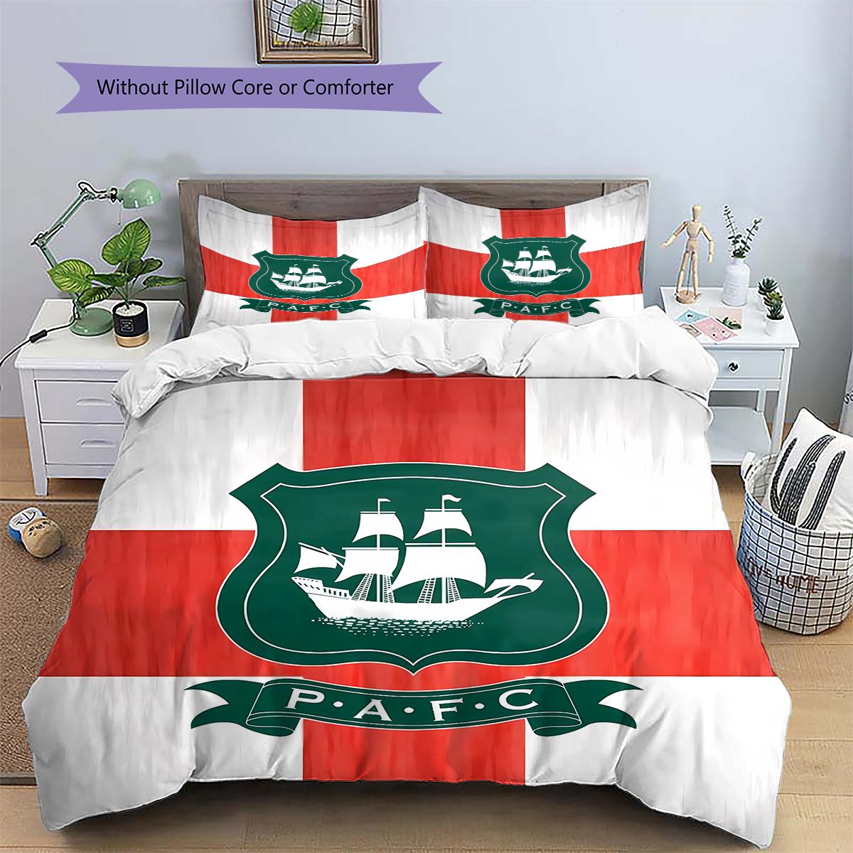 Plymouth Football Club logoPattern Bedding,Quilt Set Quilt Cover Pillowcase Home Birthday Gift (1 * duvet cover + 2 * pillowcase, without core) 135x200cm
Plymouth Football Club logoPattern Bedding,Quilt Set Quilt Cover Pillowcase Home Birthday Gift (1 * duvet cover + 2 * pillowcase, without core) 135x200cm