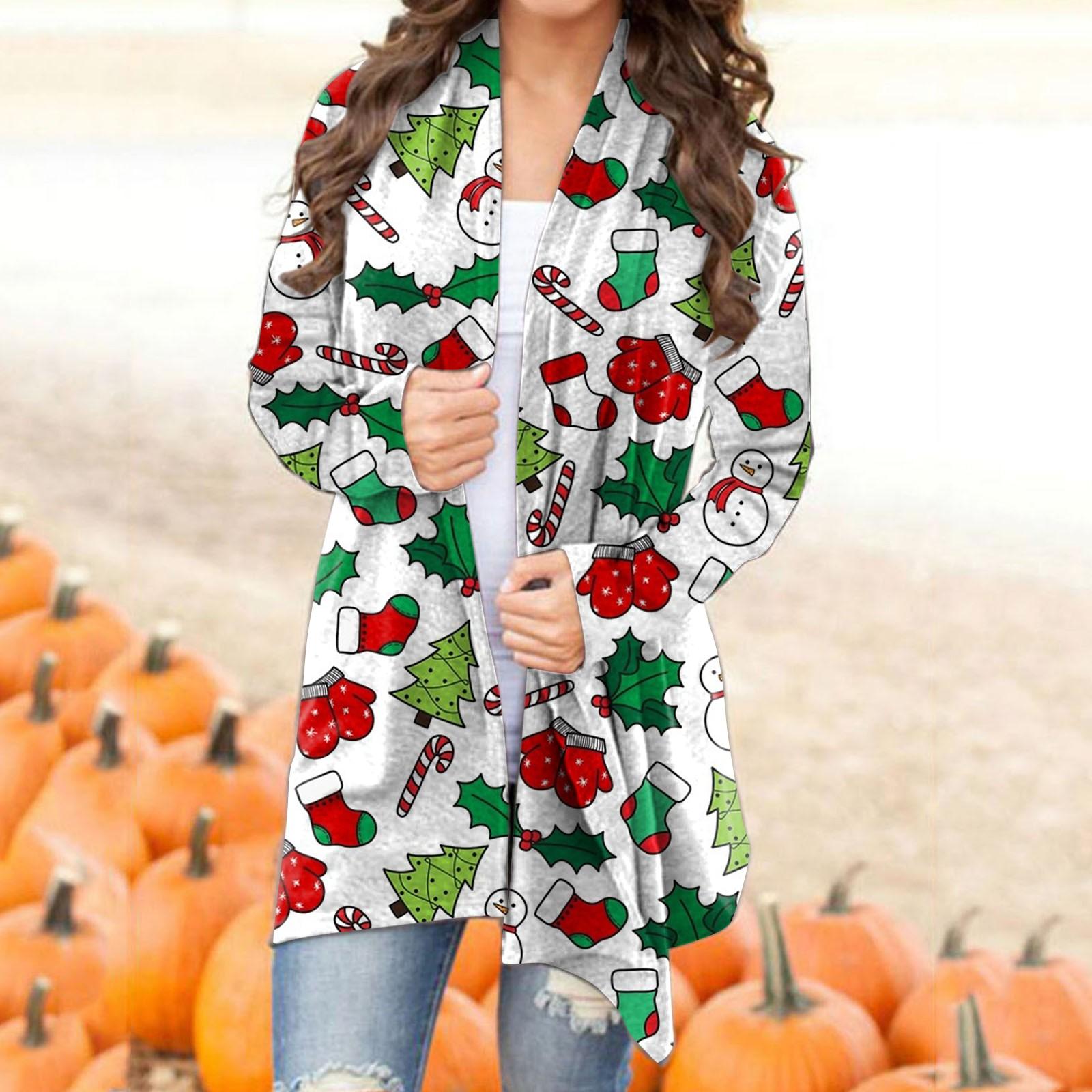 Женская модная повседневная рождественская куртка-кардиган с принтом старика на Рождество XXXL белый
Женская модная повседневная рождественская куртка-кардиган с принтом старика на Рождество XXXL белый