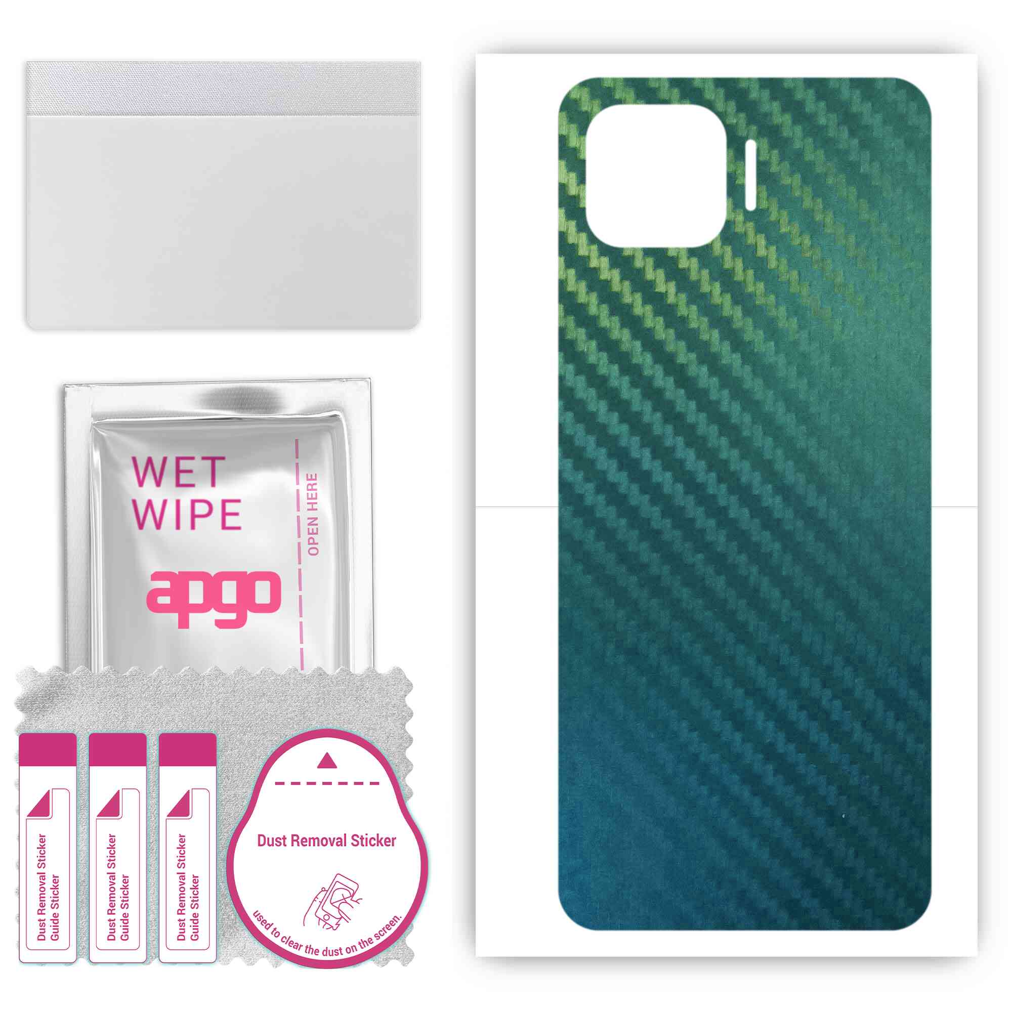 apgo Protective Skin Sticker for the back compatible with Oppo A93, Wrap Film, Foil, Vinyl - Pattern Carbon Chameleon CAKA1
apgo Protective Skin Sticker for the back compatible with Oppo A93, Wrap Film, Foil, Vinyl - Pattern Carbon Chameleon CAKA1